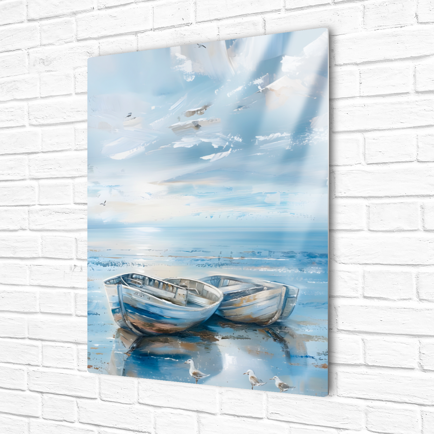 Morning Serenity Premium Portrait Aluminum Prints