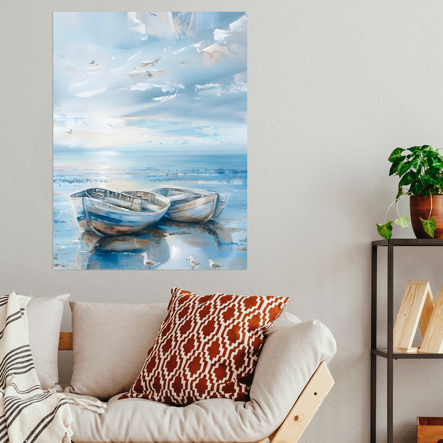 Morning Serenity Premium Portrait Aluminum Prints