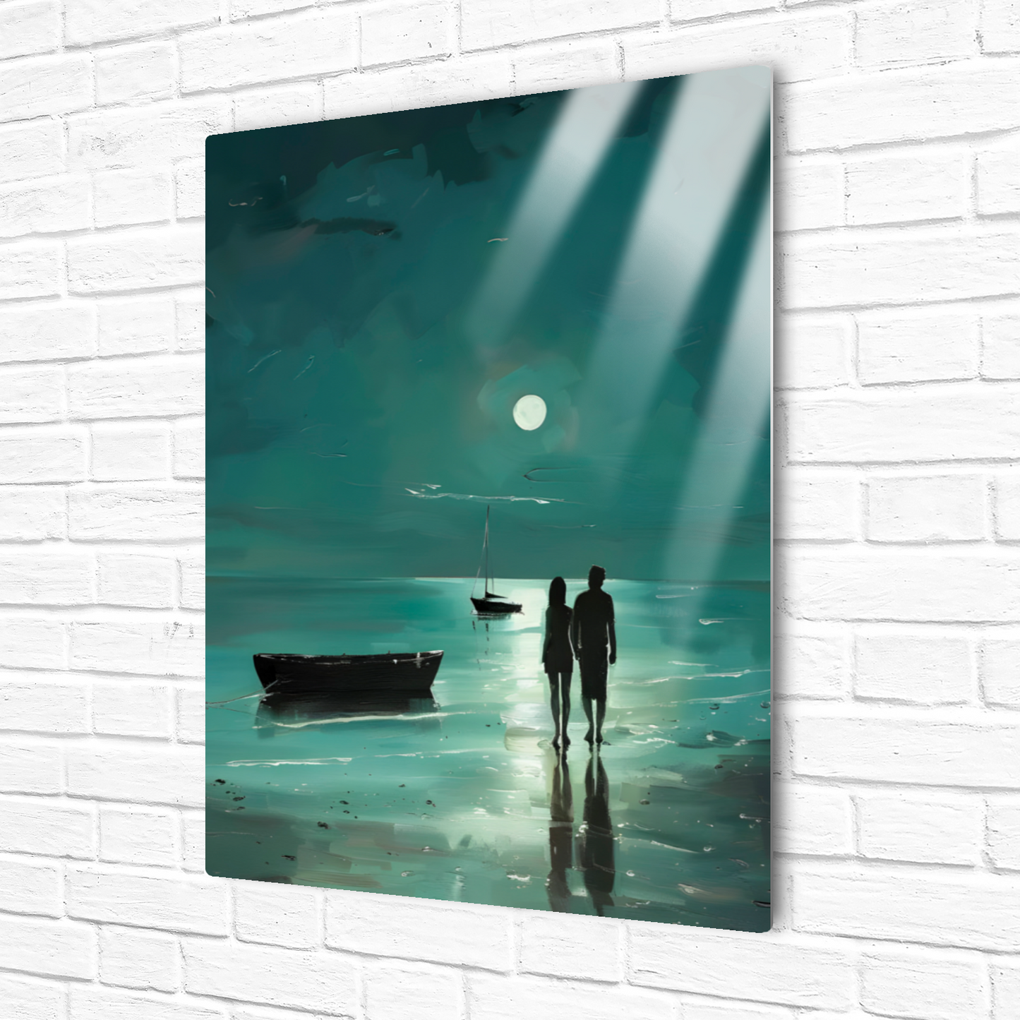 Nocturne's Reflection Premium Portrait Aluminum Prints