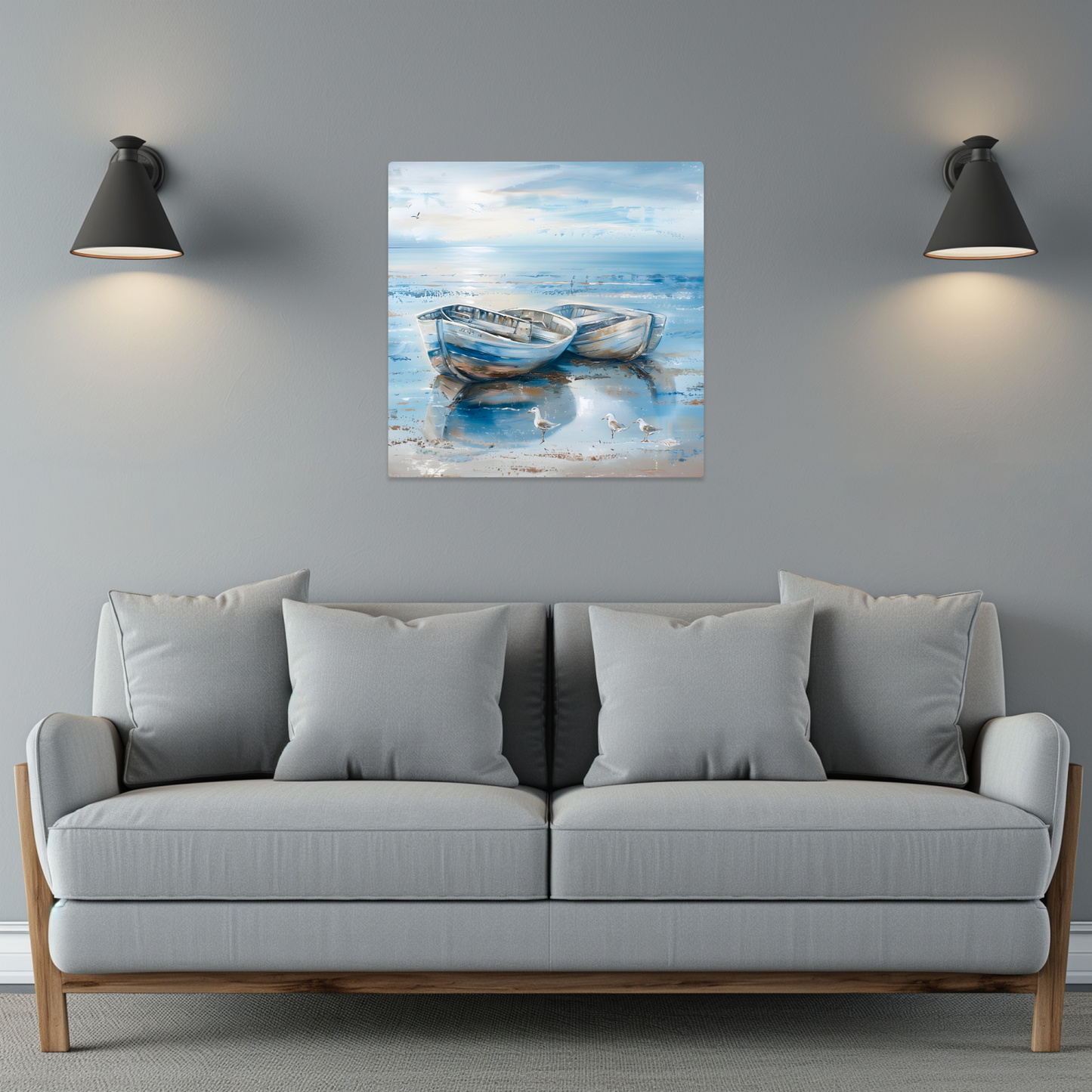 Morning Serenity Premium Square Aluminum Prints