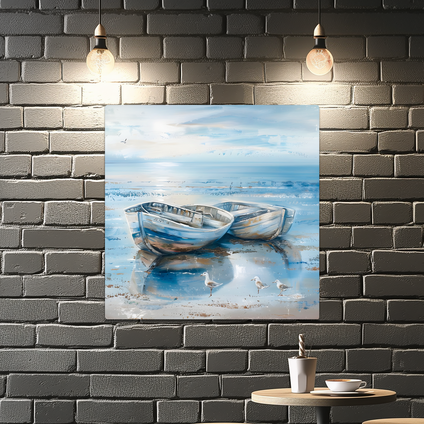 Morning Serenity Premium Square Aluminum Prints