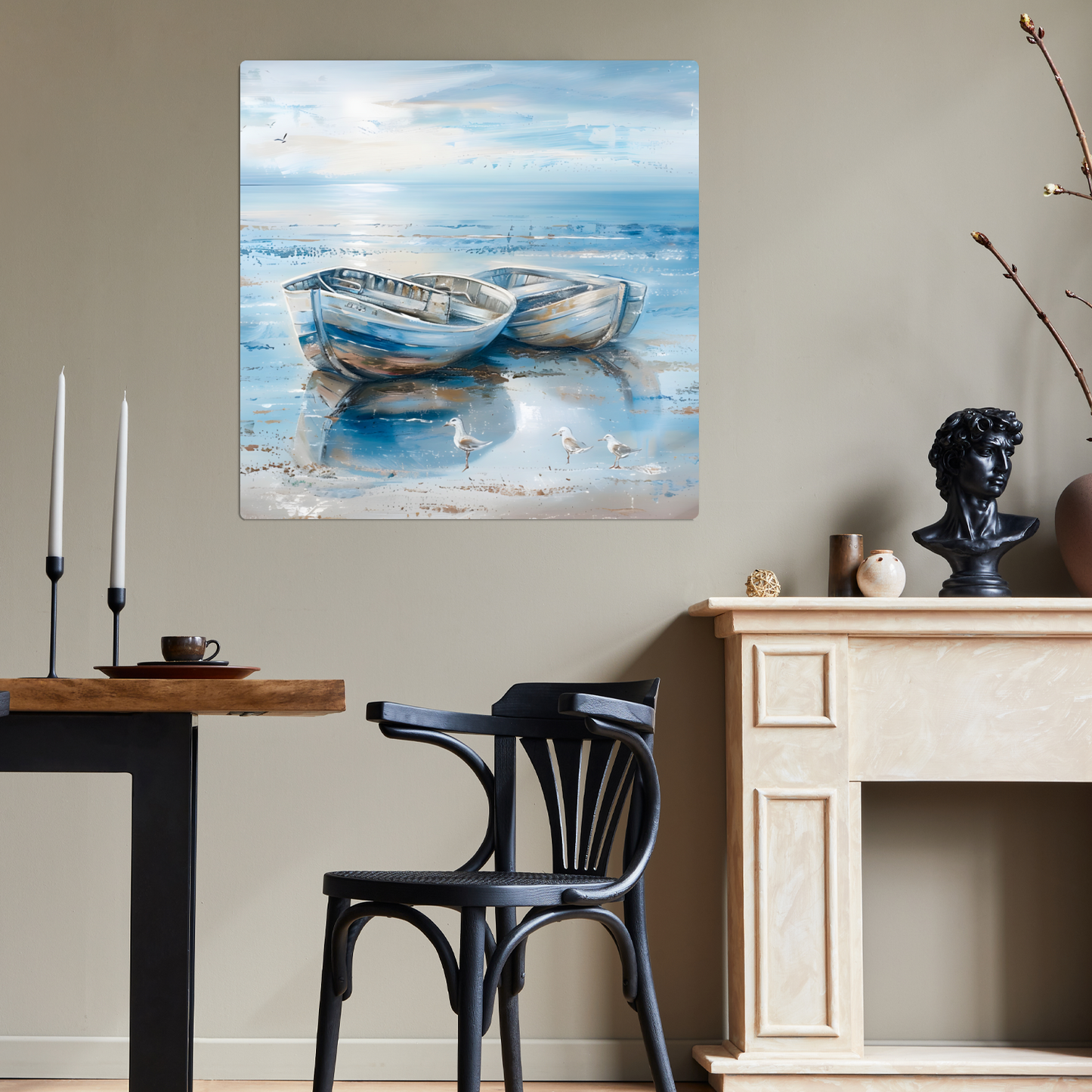 Morning Serenity Premium Square Aluminum Prints