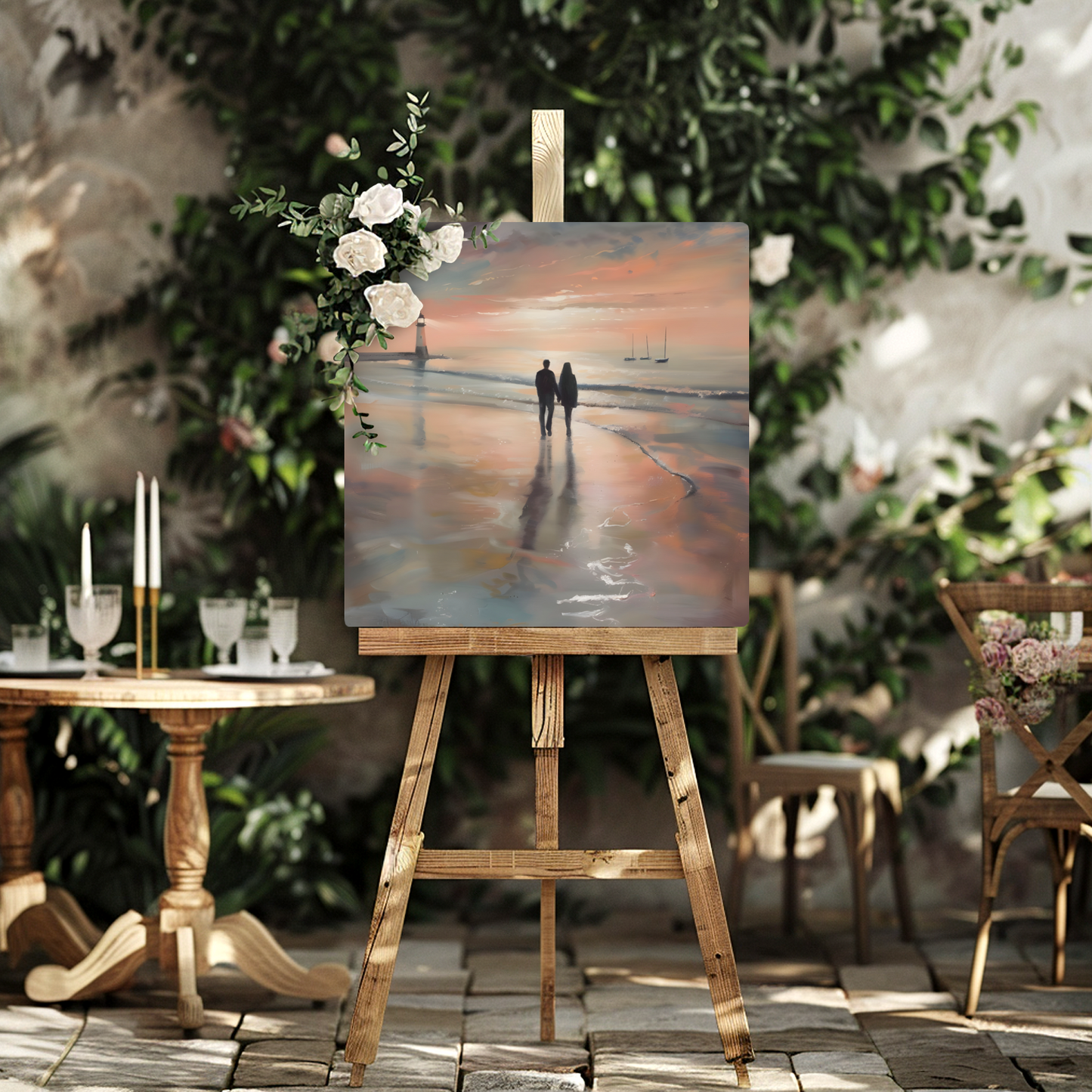 Sunset's Promise Premium Square Aluminum Prints