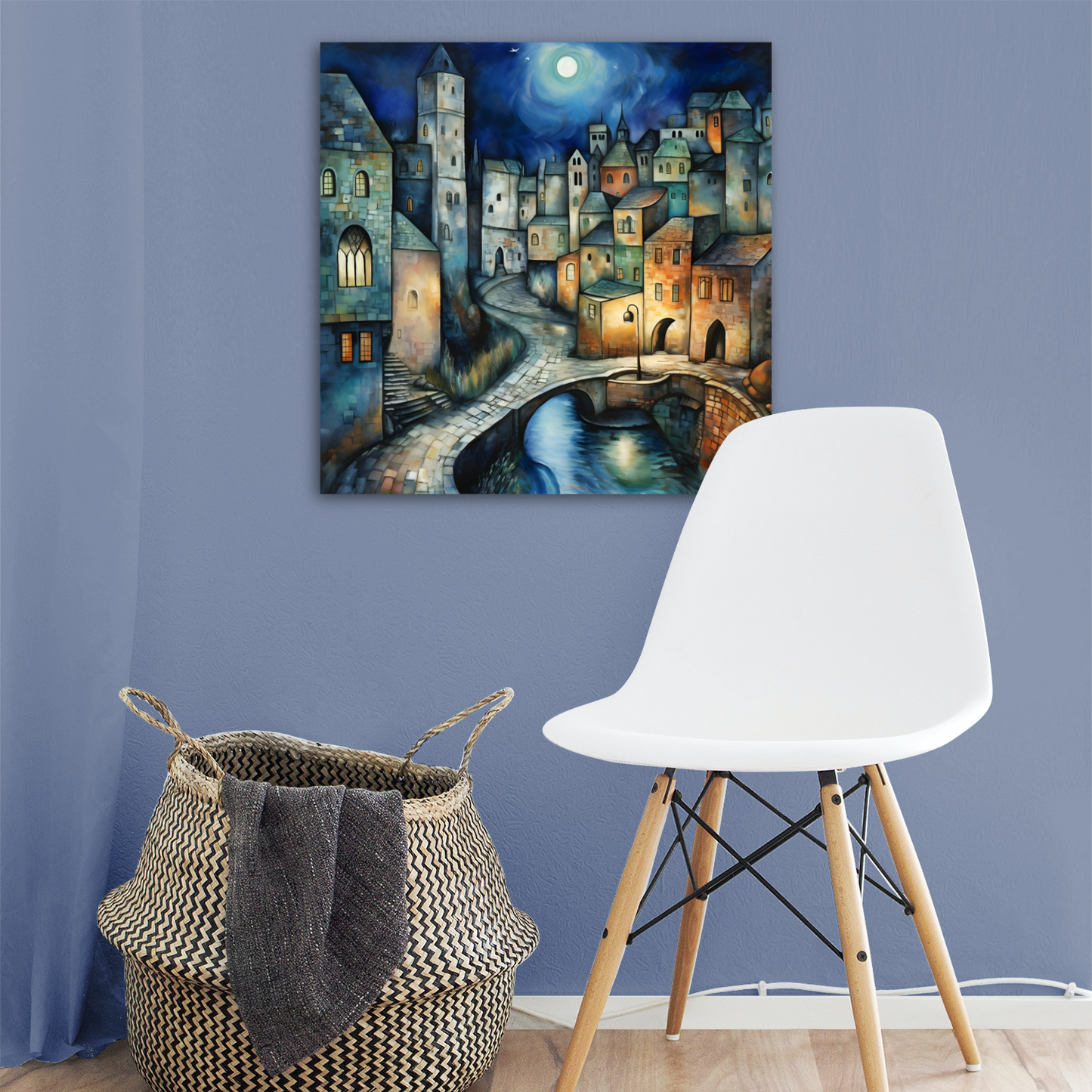 Lunar Enclave  Deluxe Box Square Canvas Prints