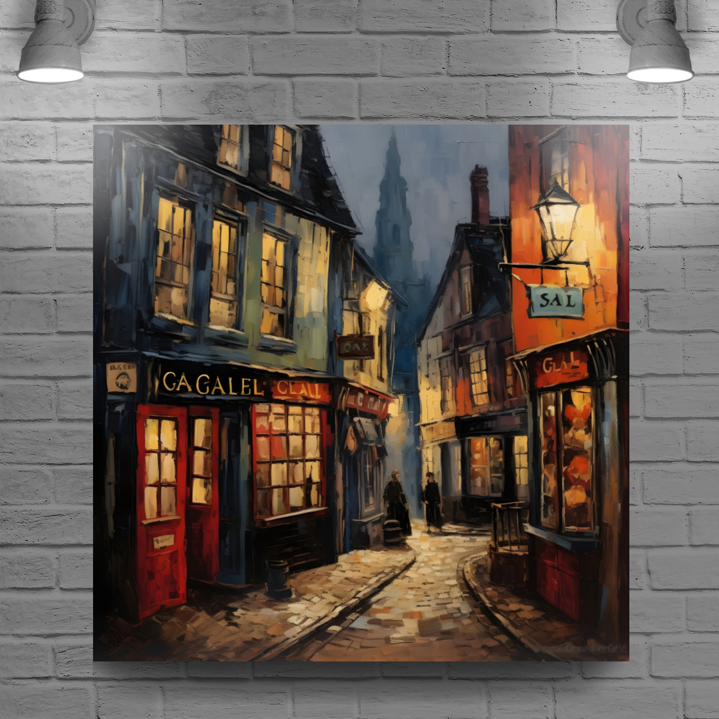 Twilight Alcove  Deluxe Box Square Canvas Prints