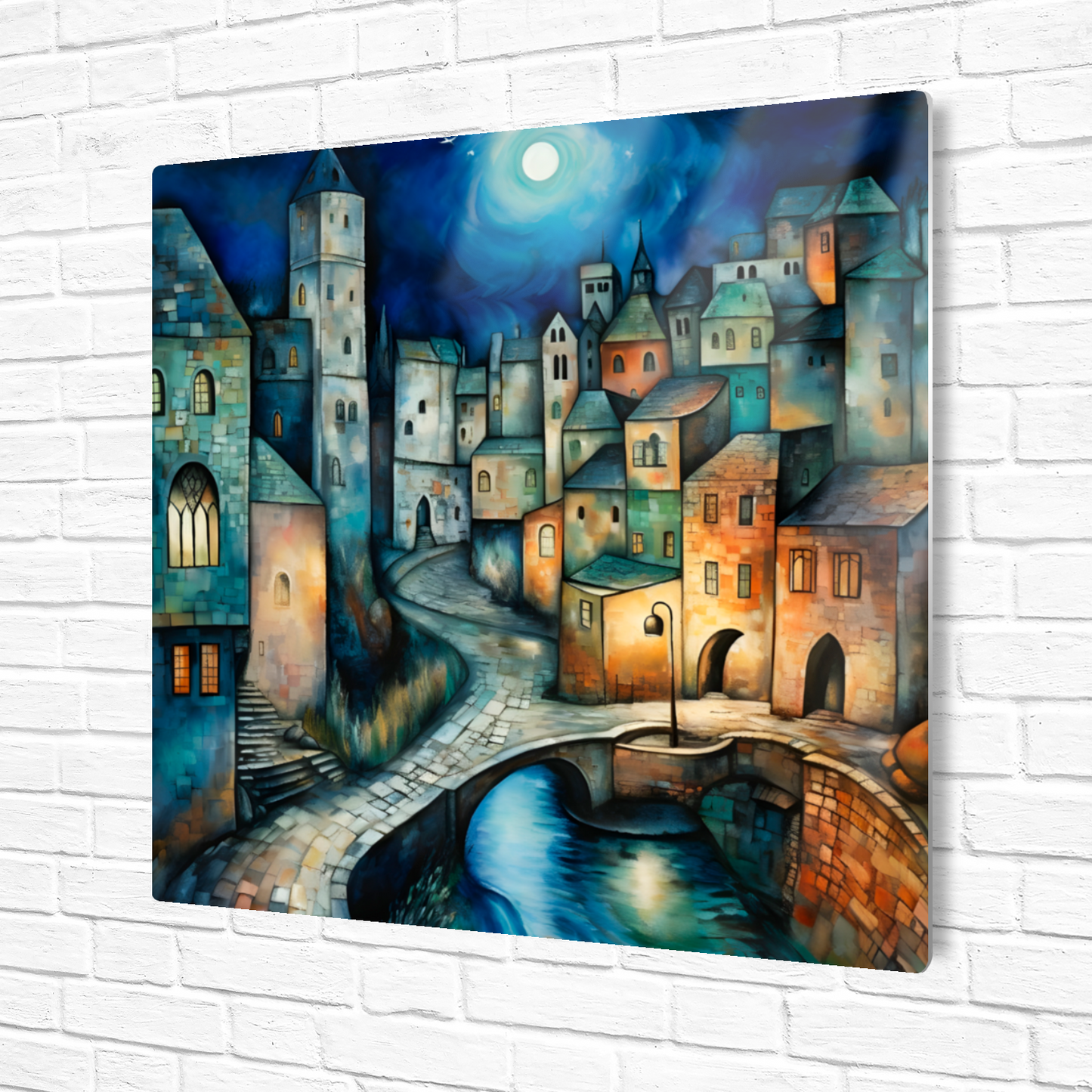 Lunar Enclave Premium Square Aluminum Prints