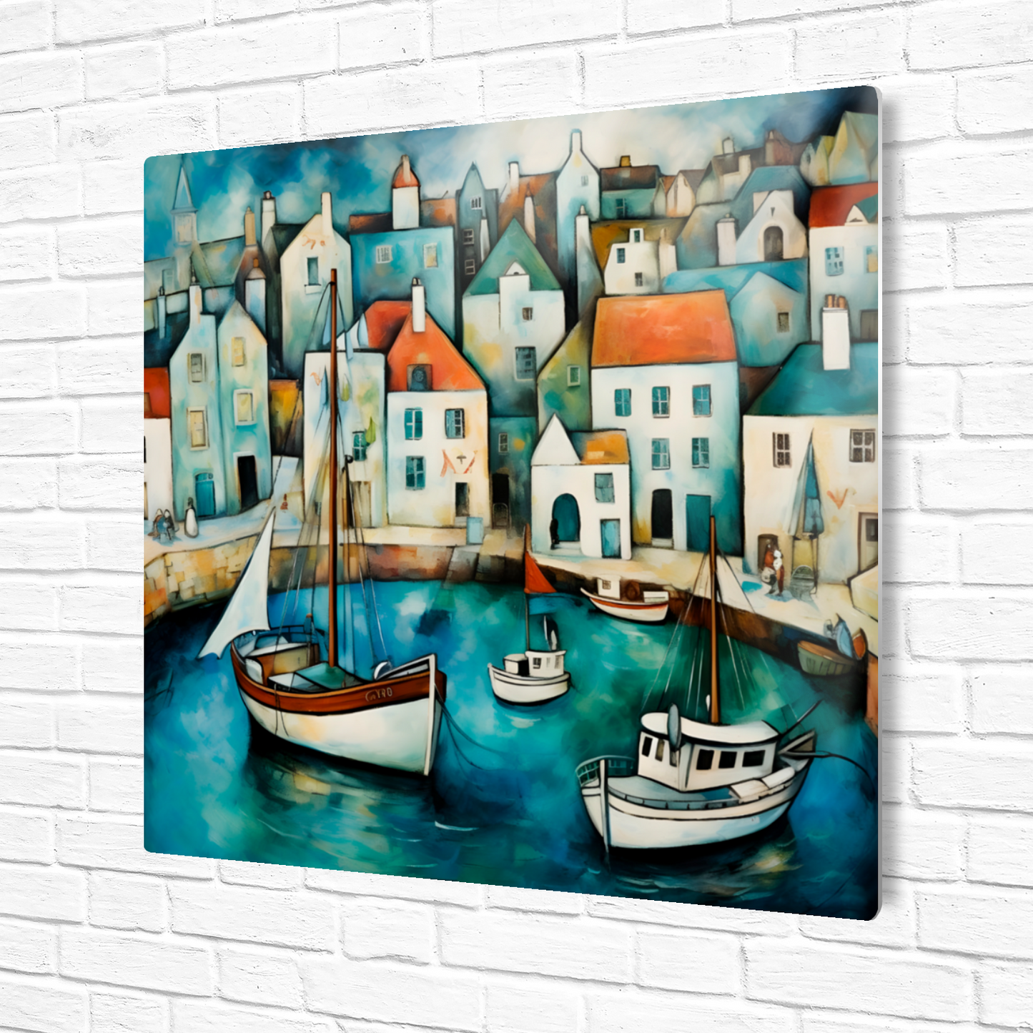 Harbour Hues Premium Square Aluminum Prints