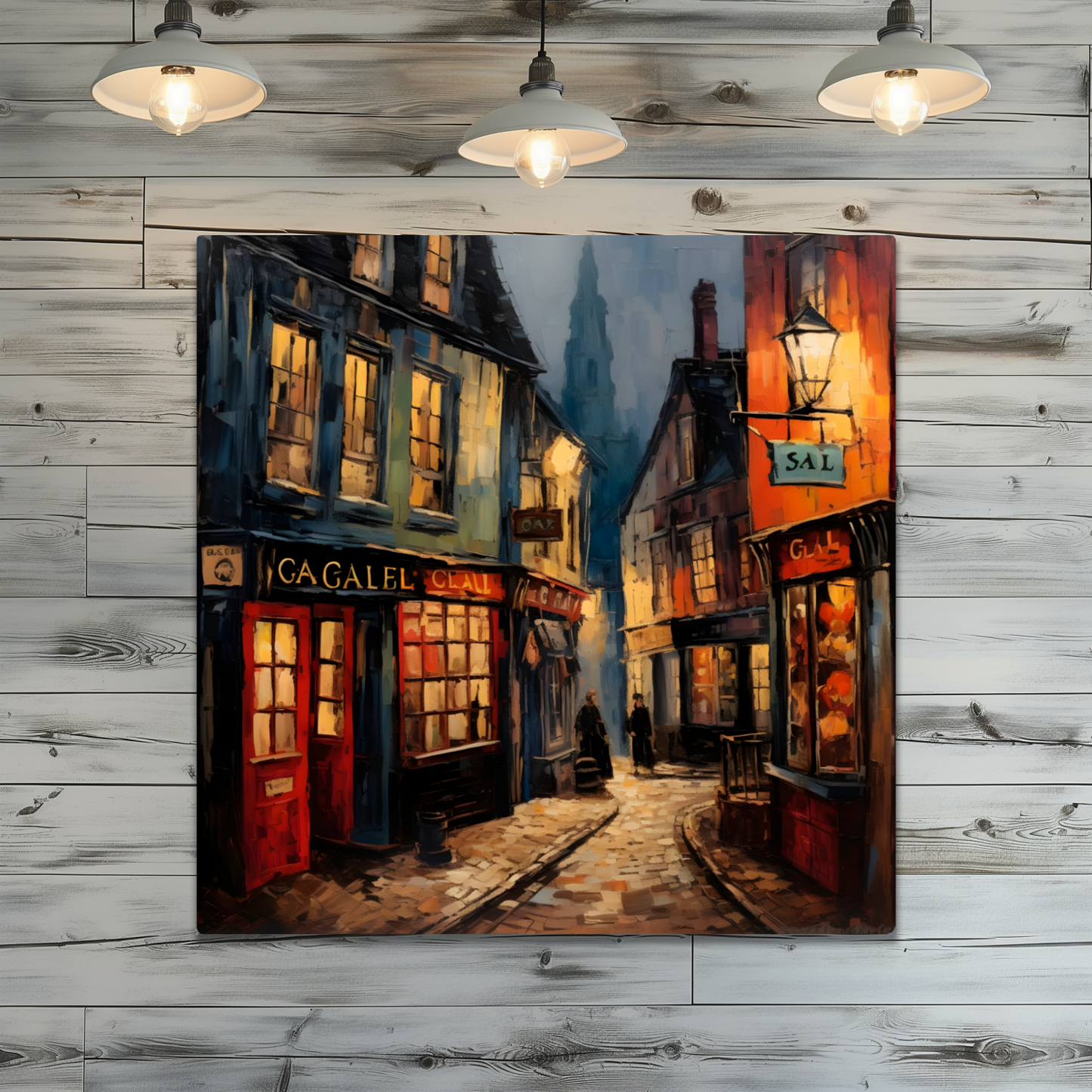 Twilight Alcove Premium Square Aluminum Prints