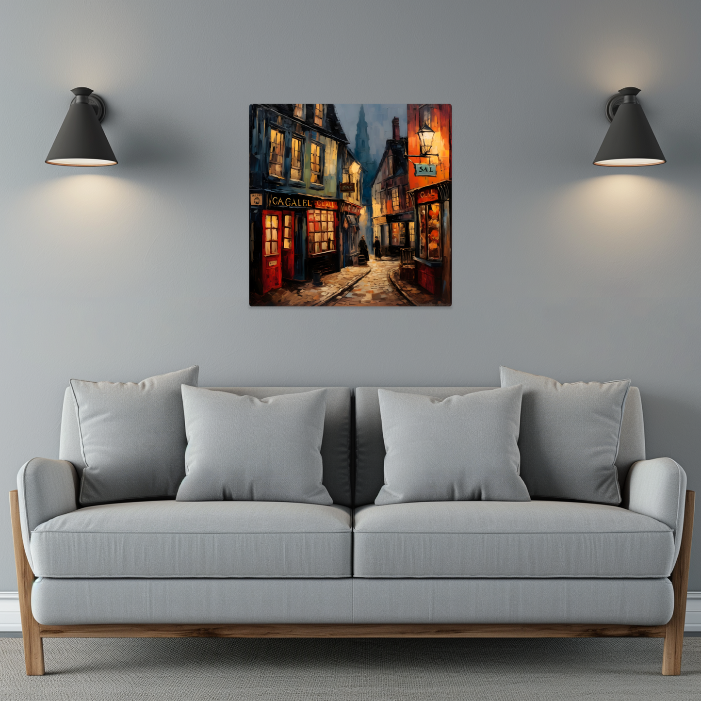 Twilight Alcove Premium Square Aluminum Prints