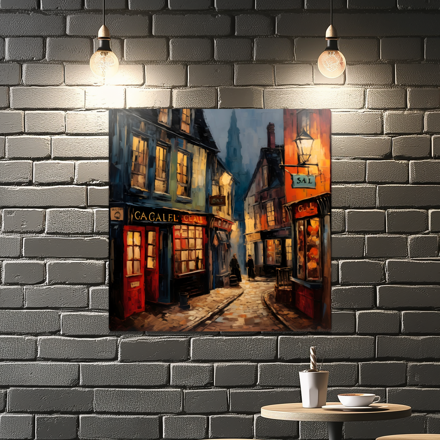 Twilight Alcove Premium Square Aluminum Prints