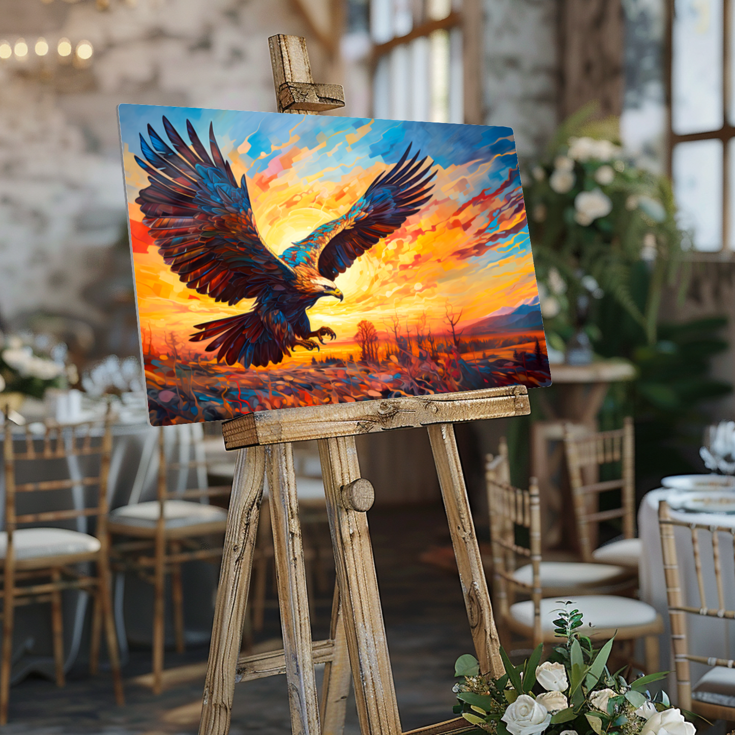 Golden Eagle Premium Landscape Aluminum Prints