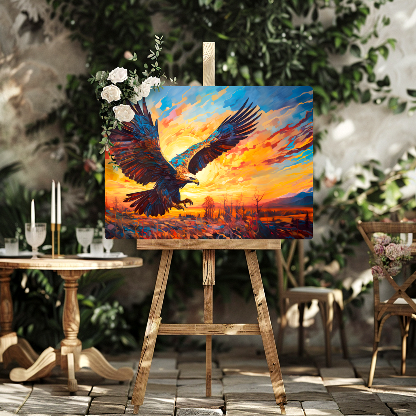 Golden Eagle Premium Landscape Aluminum Prints