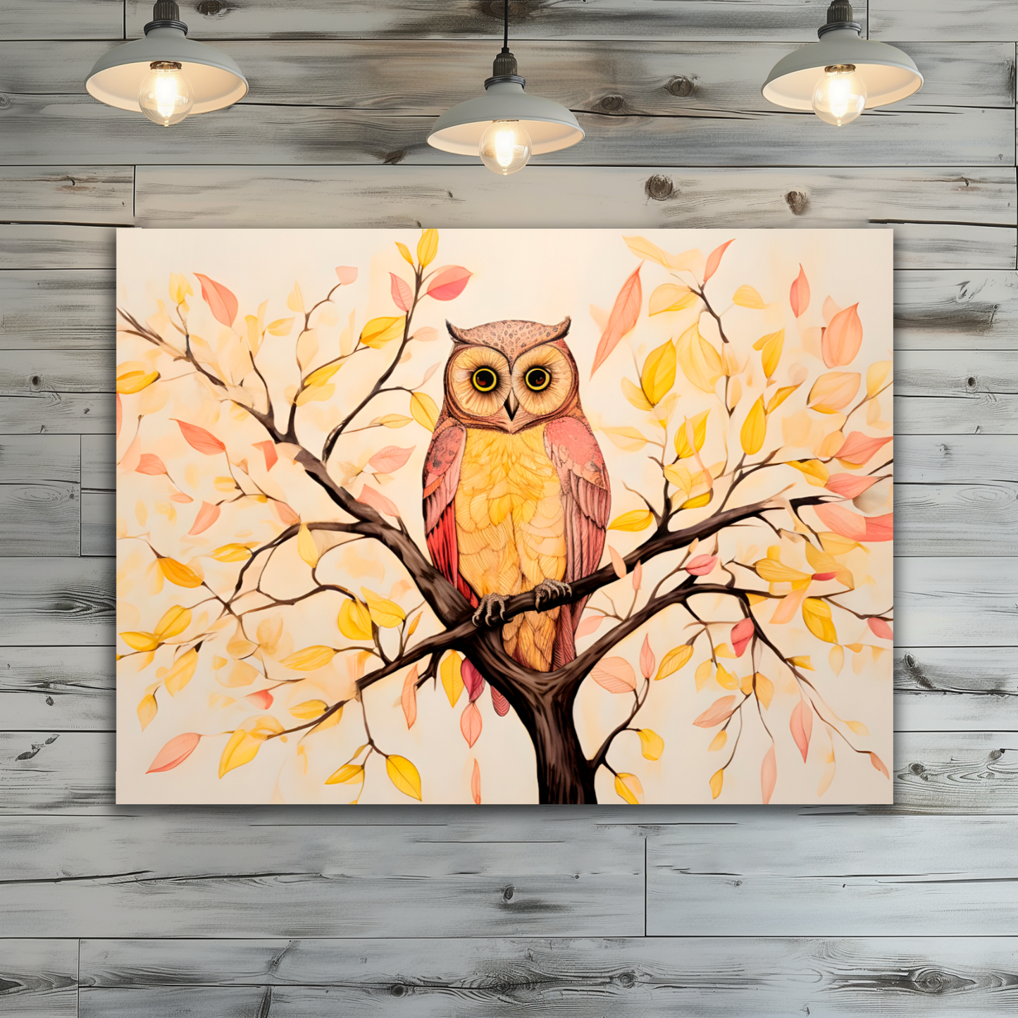 Owls Perch Premium Landscape Aluminum Prints