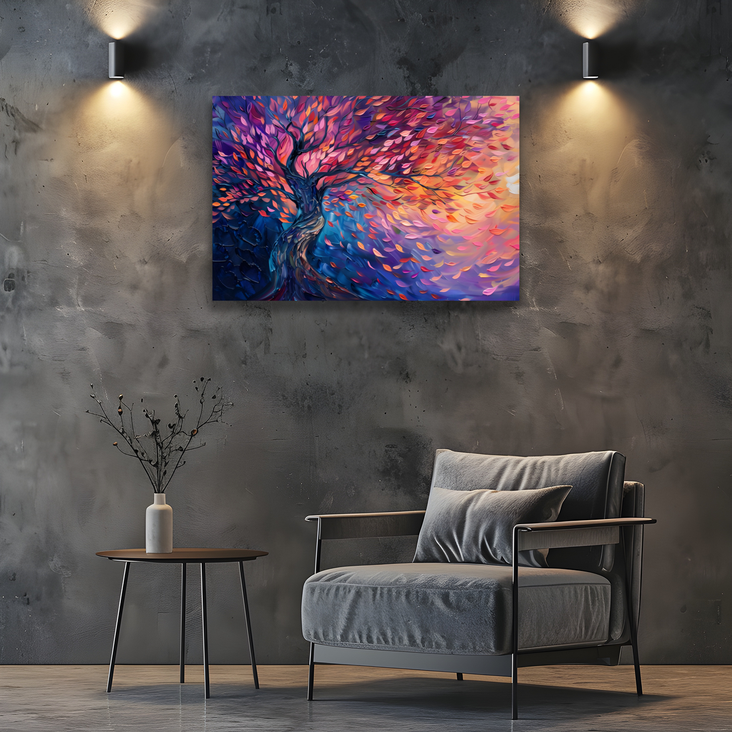 Tree of Life Autumn Glow Deluxe Box Canvas Prints Landscape