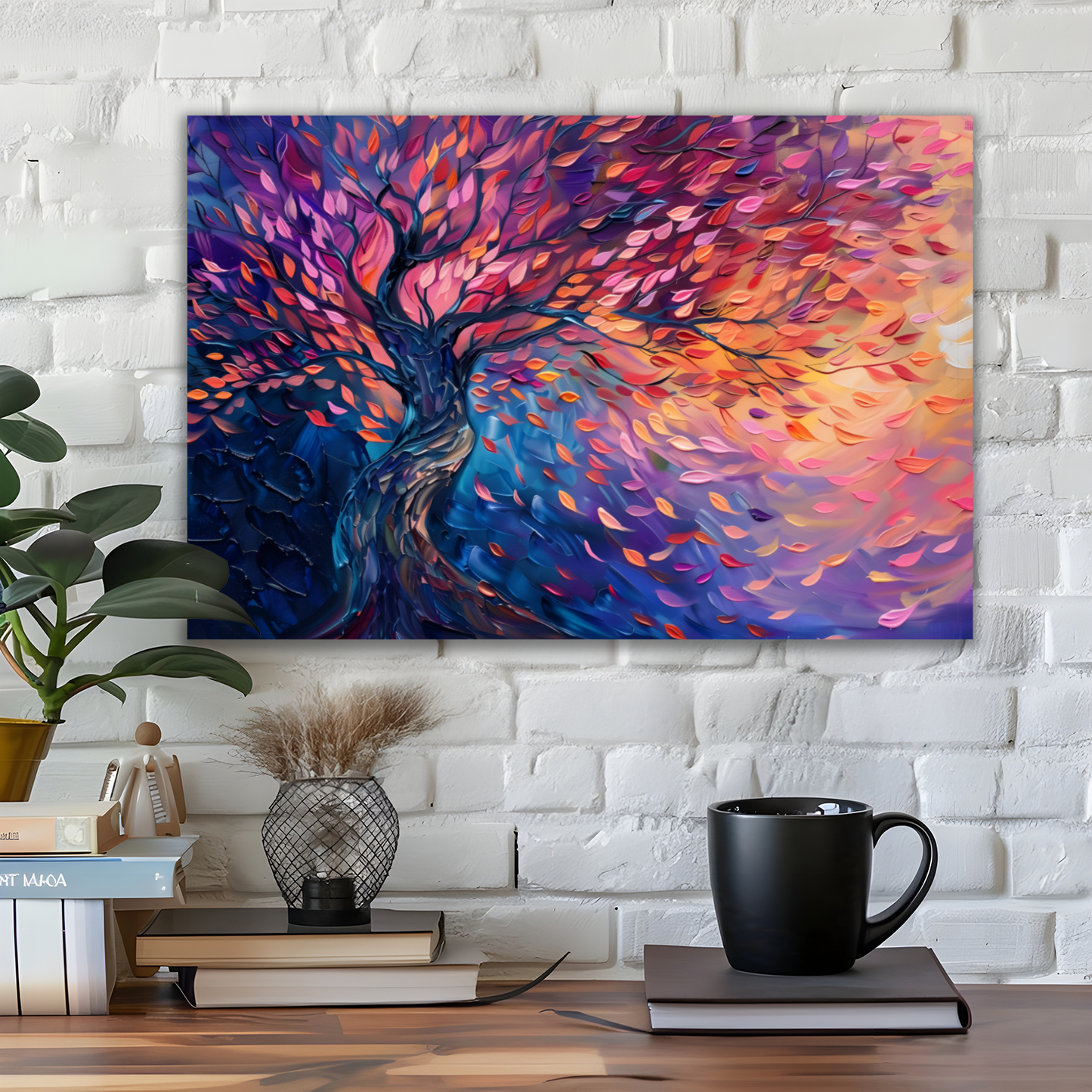 Tree of Life Autumn Glow Deluxe Box Canvas Prints Landscape