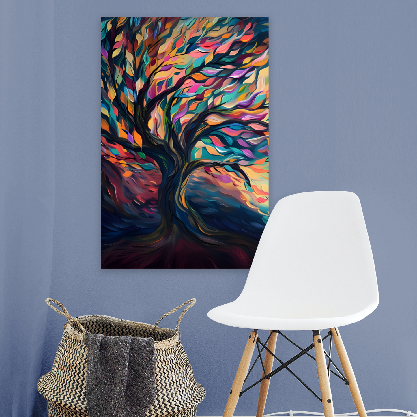 Tree of Life Vibrant Serenity Deluxe Box Canvas Prints Portrait