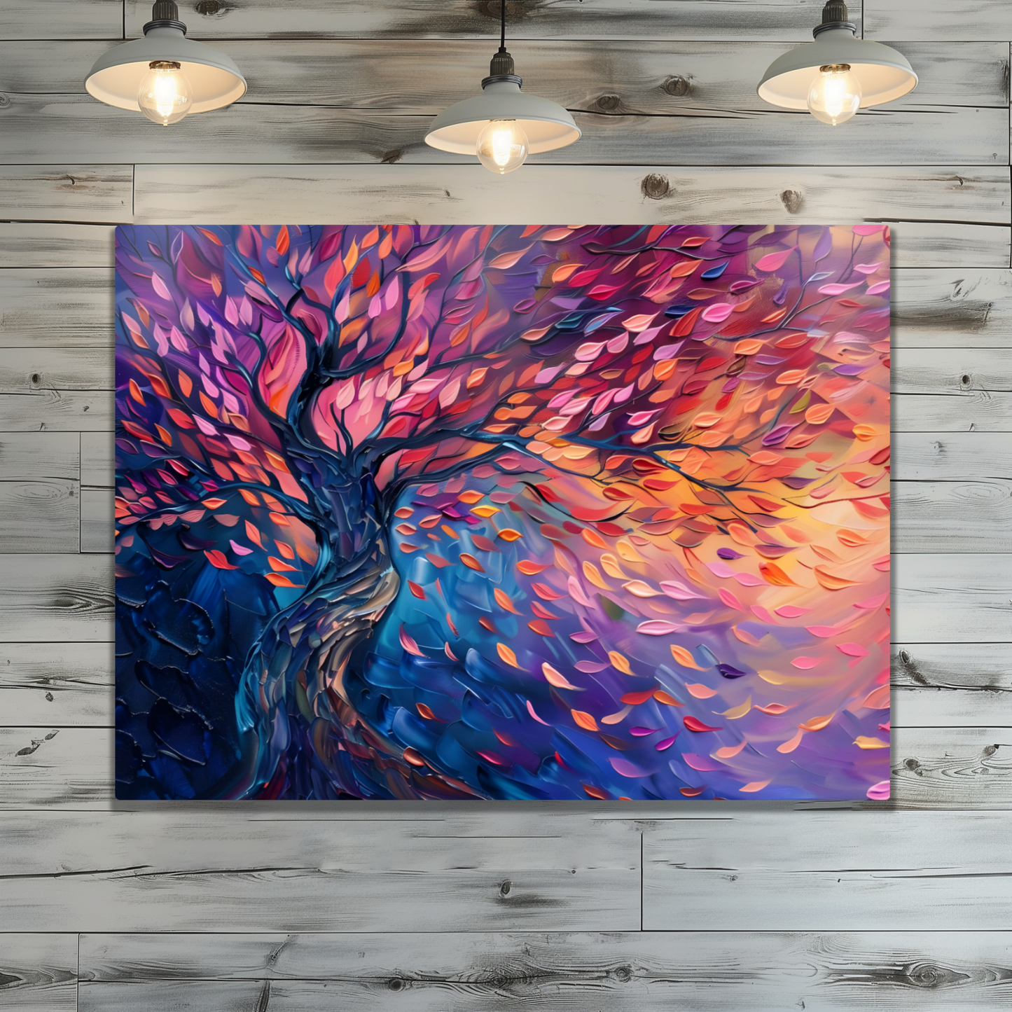 Tree of Life Autumn Glow Premium Landscape Aluminum Prints