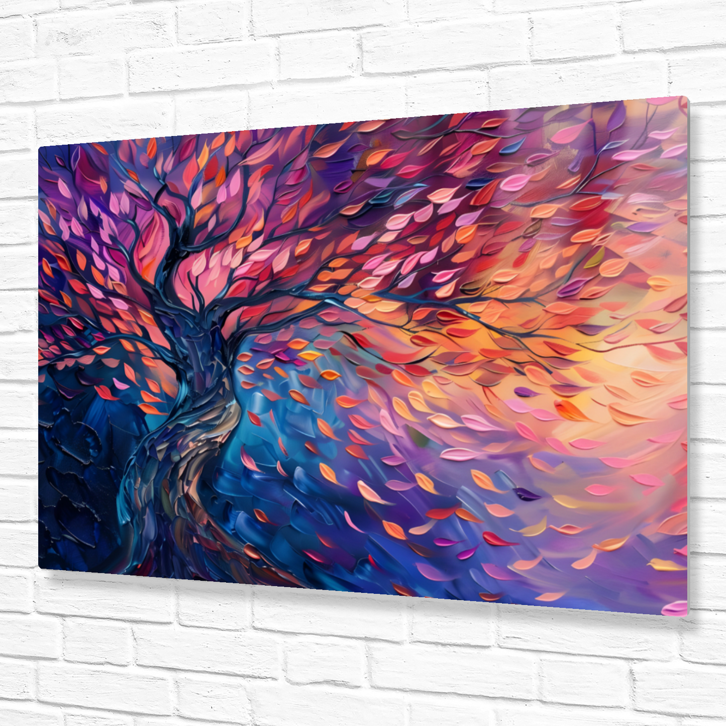 Tree of Life Autumn Glow Premium Landscape Aluminum Prints