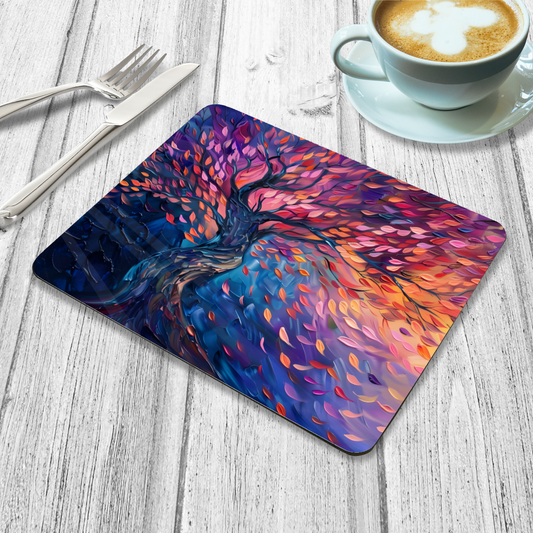 Tree of Life Autumn Glow Wooden Placemat