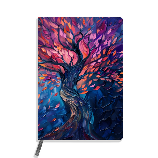 Tree of Life Autumn Glow Allover Printed Lined Journal