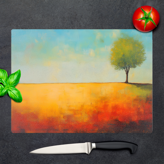 Lone Tree Serenity Textured Glass Chopping Boards