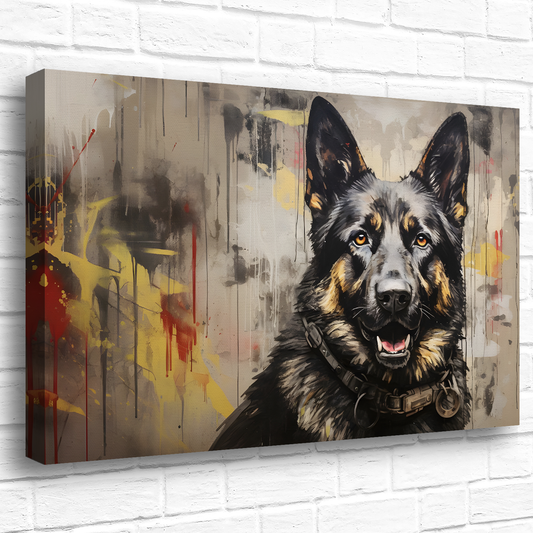 Shepherd Splash  Deluxe Box Landscape Canvas Prints