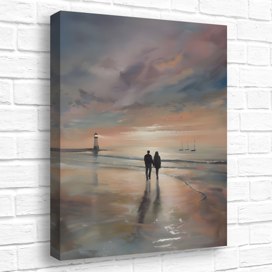 Sunset's Promise  Deluxe Box Portrait Canvas Prints