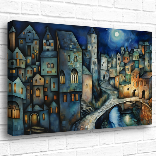 Lunar Enclave  Deluxe Box Landscape Canvas Prints