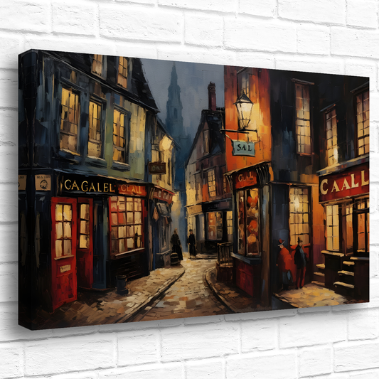 Twilight Alcove  Deluxe Box Landscape Canvas Prints