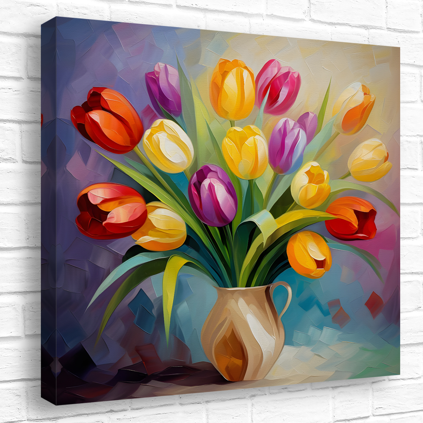 Kaleidoscope of Elegance Deluxe Box Square Canvas Print