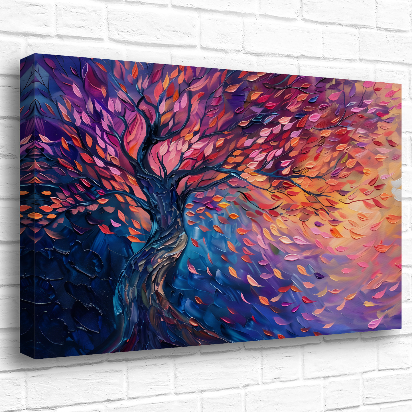 Tree of Life Autumn Glow Deluxe Box Canvas Prints Landscape