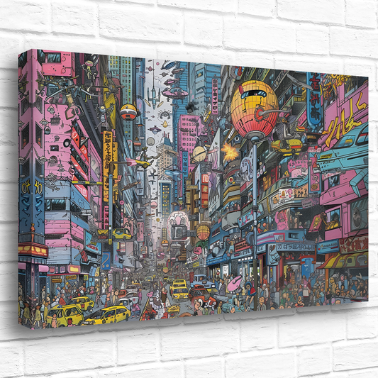 Urban Chaos Deluxe Box Canvas Prints Landscape