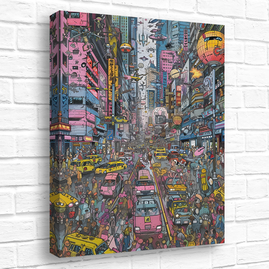 Urban Chaos Deluxe Box Canvas Prints Portrait