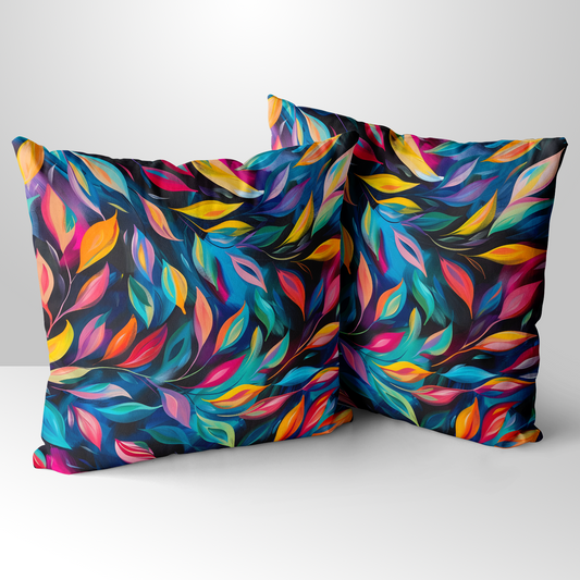 Tree of Life Vibrant Serenity Hand Made Poly Linen Cushions